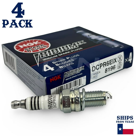 NGK 8196 DCPR6EIX Spark Plug - Pack of 4