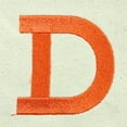 thumbnail image 4 of DALIX Initial Tote Bag Personalized Monogram Orange Zippered Top Letter - D, 4 of 6