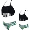 thumbnail image 5 of Girls Swimsuit Two Pieces Bikini Set Ruffle Falbala Swimwear Bathing Suits, 5 of 8