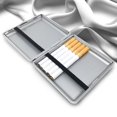 thumbnail image 3 of 1 Pce Étui Compact en Cuir Noir pour 20 Cigarettes Filtrantes, 3 of 5
