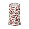 thumbnail image 6 of Sigee Red Food for Women's Workout Tank Top,Running Tank Tops,Sleeveless Gym ClothesXX-Large, 6 of 8