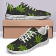 thumbnail image 4 of Mens Womens Marijuana Print Running Shoes,Athletic Tennis Sneakers Comfortable Fashion Weed Shoes White Size 9.5, 4 of 5