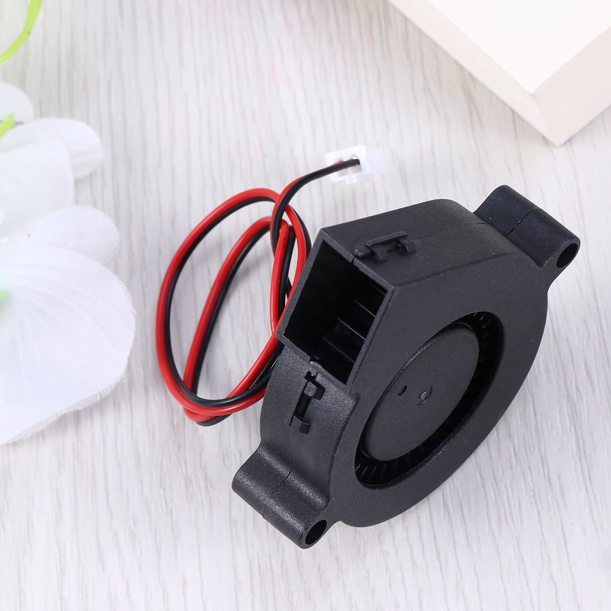 Ventilador DC De 24V Y 30mm Para Impresoras 3D - Compatible Con Sistemas E3D, Marca 3DMakerWorld, Color Negro