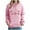 A-Pink, variant on LEBONYARD Women's Trendy Hooded Drawstring Christmas Printed Pocket Front Sweatshirts Casual Long Sleeve Loose Warm Fit Regular Christmas Sweatshirts