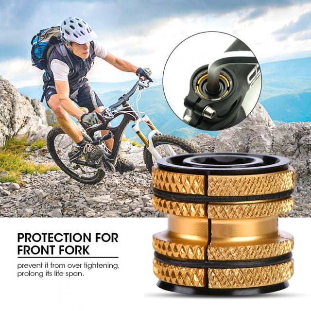 Bicycle Headset Expander Plug, Stability Bike Headset Compressor Plug Bike Fork Plug, Durability For 28.6mm Carbon Fork Parts Mountain Bike Road Bikes Use