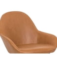 thumbnail image 5 of Fauteuil Ani, chaise bronzée, PU rembourré, ensemble de 2, 5 of 5