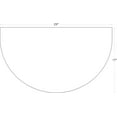 thumbnail image 4 of Calloway Mills 152961830HC H Half Circle Black Border 18" x 30" Monogram Doormat (Letter H), 4 of 4