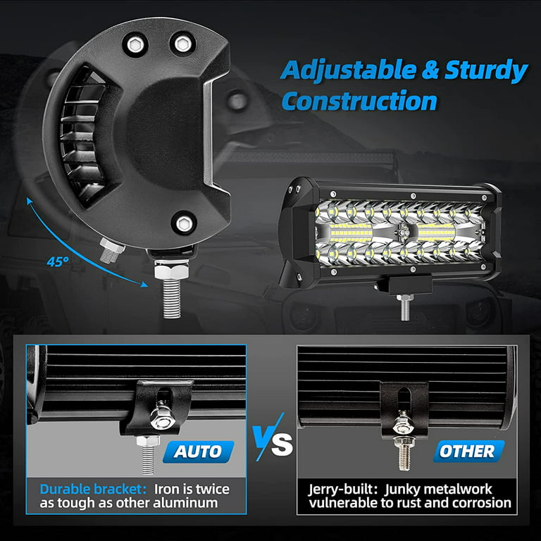 MotoMaster LED Light Bar, Waterproof & Adjustable, 14-in