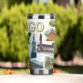 thumbnail image 3 of City Tumbler for City Lover,20oz Double Wall Vacuum Insulated Stainless Steel Coffee Cups (San diego), 3 of 6