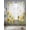 Gray Yellow, variant on Sunflower Sheer Curtains 96 Inch Length 2 Panels Set, Summer Eucalyptus Botanical Floral Grey Plaid Voile Window Treatment Semi Sheer Long Curtains Drapes for Bedroom/Living Room/Kitchen 52"x96"x2