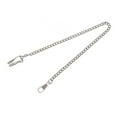 thumbnail image 4 of 2 Pcs Retro Antique Vintage Pocket Watch Chain, Silver & Bronze, 4 of 10
