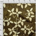 thumbnail image 3 of oneOone Velvet Brown Fabric Asian Block Floral Quilting Supplies Print Sewing Fabric By The Yard 58 Inch Wide, 3 of 4