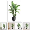 thumbnail image 4 of 1 hoja de calcomanía de pared con vegetación, calcomanía de pared con planta simulada, calcomanía adhesiva para pared, calcomanía de pared para sala de estar, 4 of 5