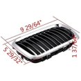 thumbnail image 5 of E36 Grill,Black Kidney Front Bumper Kidney Grille Grills For-BMW E36 3-Series 318I 323I 328I M3 1997-1999, 5 of 5
