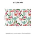 thumbnail image 4 of Placemats Set Of 4 / 6, Flamingo Flower Placemats For Dining Table Indoor/Outdoors Heat Resistant Washable Placemats 18" X 12", 4 of 8