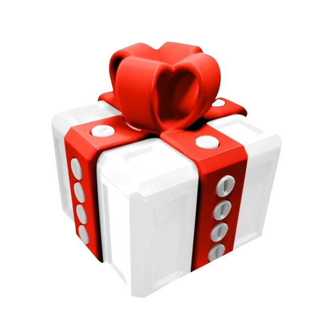 Christmas Gift Box With Storage Function 8 cm Plastic Puzzle Box for Holiday Pranks 4 Color Options