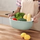 thumbnail image 5 of Inteprter Colador de de arroz sin BPA con amplia aplicación en la cesta de de verduras de cocina Fruta Organizadores de utensilios de cocina Gris S, 5 of 6