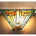 thumbnail image 7 of Tiffany Wall Sconces, 12" Wide Stained Glass Antique Wall Light, Mission Design Tiffany Style Wall Lamp, 7 of 7