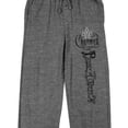 thumbnail image 2 of Charmed 1998 Power Of Three Men's Gray Heather Sleep Pajama Pants-3XL, 2 of 4