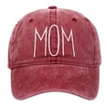 thumbnail image 1 of Wdgfv MOM Embroidered Baseball Cap Style Adjustable Dad Hat For Women Men RD1 One Size, 1 of 3