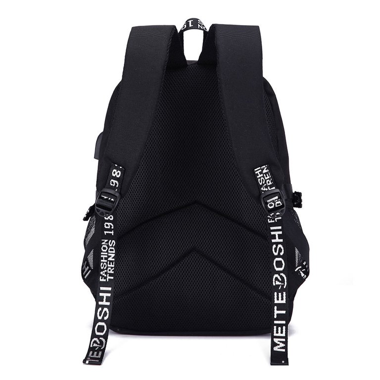 Bzdaisy Naruto Backpack with USB Charging & Laptop Protection