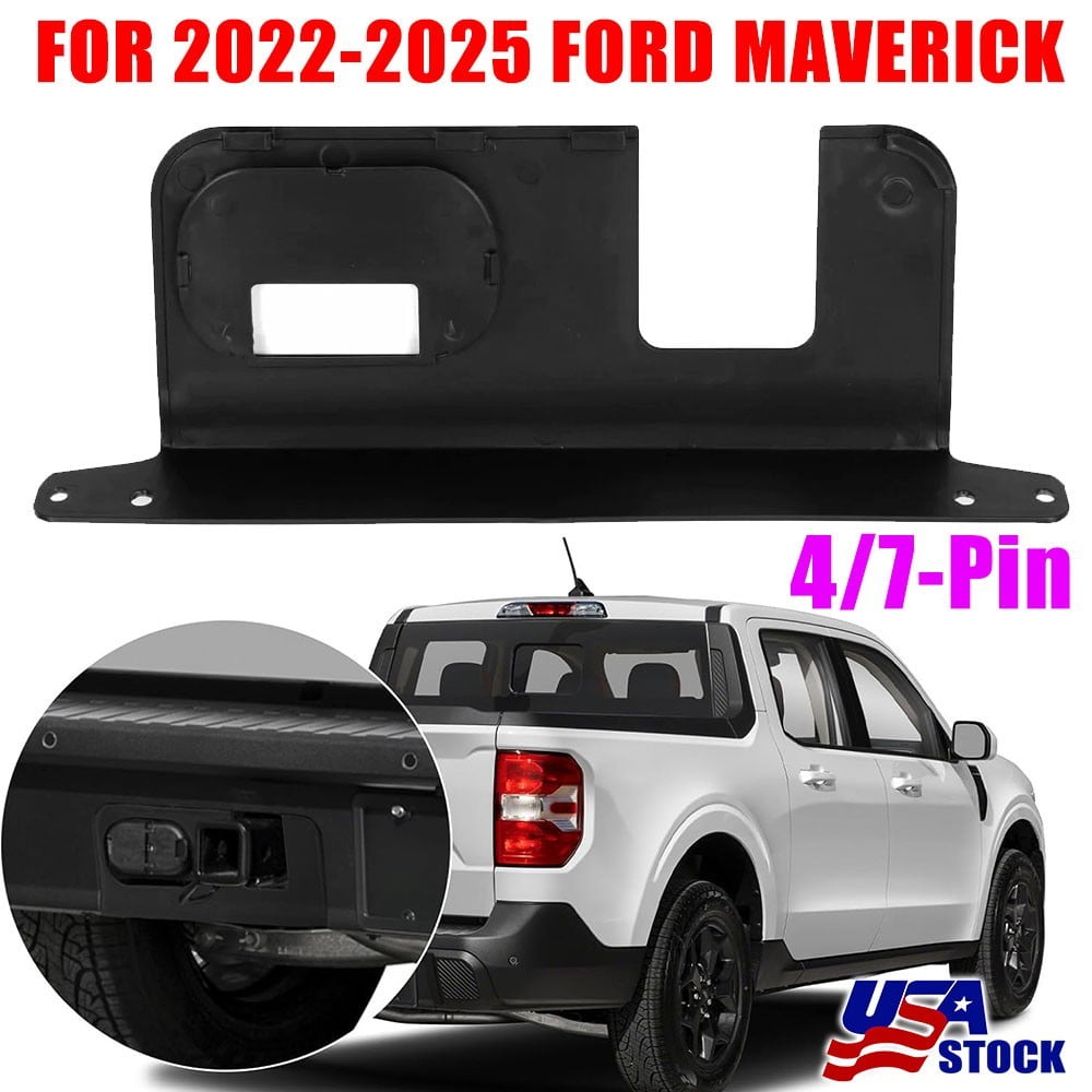 Rear Bumper Cover Plate for 2022-2025 Ford Maverick Accessories, Hitch Surround