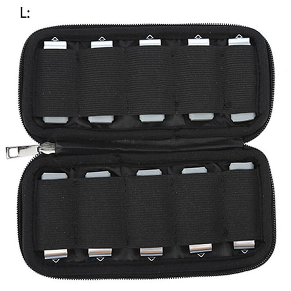 Yammee Portable U Disk USB Flash Drives Organizer for Case Shockproof Travel Protective Storage Bag 6/10 Slots