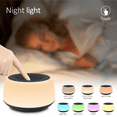 thumbnail image 2 of Hatch Rest Baby Sound Machine, Night Light | Sleep Trainer, Time-to-Rise Alarm Clock, White Noise Soother, Music & Stories for Nursery, Toddler & Kids Bedroom-BlackA800, 2 of 6