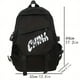 thumbnail image 2 of Trendy Waterproof Backpack Large Capacity Schoolbag Casual Travel Bag Adjustable Thick Strap, 2 of 5