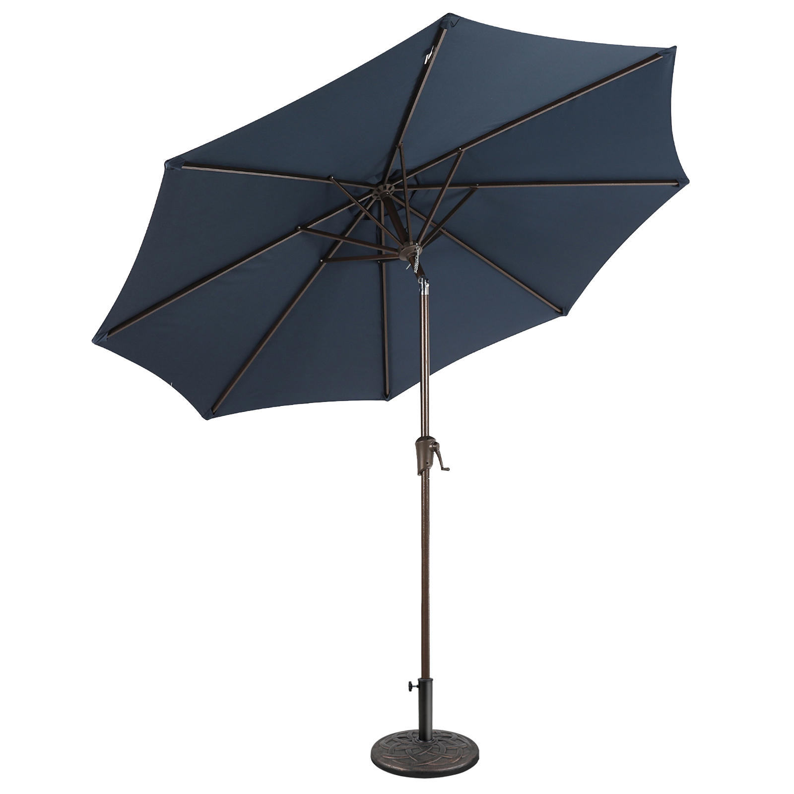 COBANA 9ft Patio Umbrella with Base Included, Outdoor Market Table