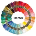 thumbnail image 3 of Embroidery Floss Cross Stitch Thread Friendship Bracelet String 100 Rainbow Color Crafts Floss(100color), 3 of 10