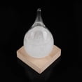 thumbnail image 3 of Barometer  Glass Creative Drop shaped  Glass Bottle Desktop Weather Station Weather Predictor, 3 of 8