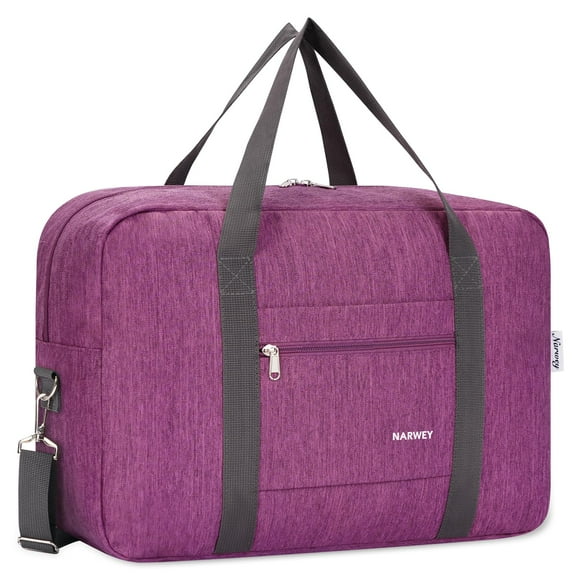 Bolsa de viaje Narwey plegable para Spirit Airlines, color morado