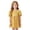 Yellow, variant on Bigetiay Girls Summer Dresses Fashionable Casual Wear for Kids Outdoor Party Daily Outfit, Size 4-5 Years