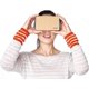 thumbnail image 2 of VR second generation cardboard new Google carton VR virtual reality 3D glasses helmet 2-pack, 2 of 2