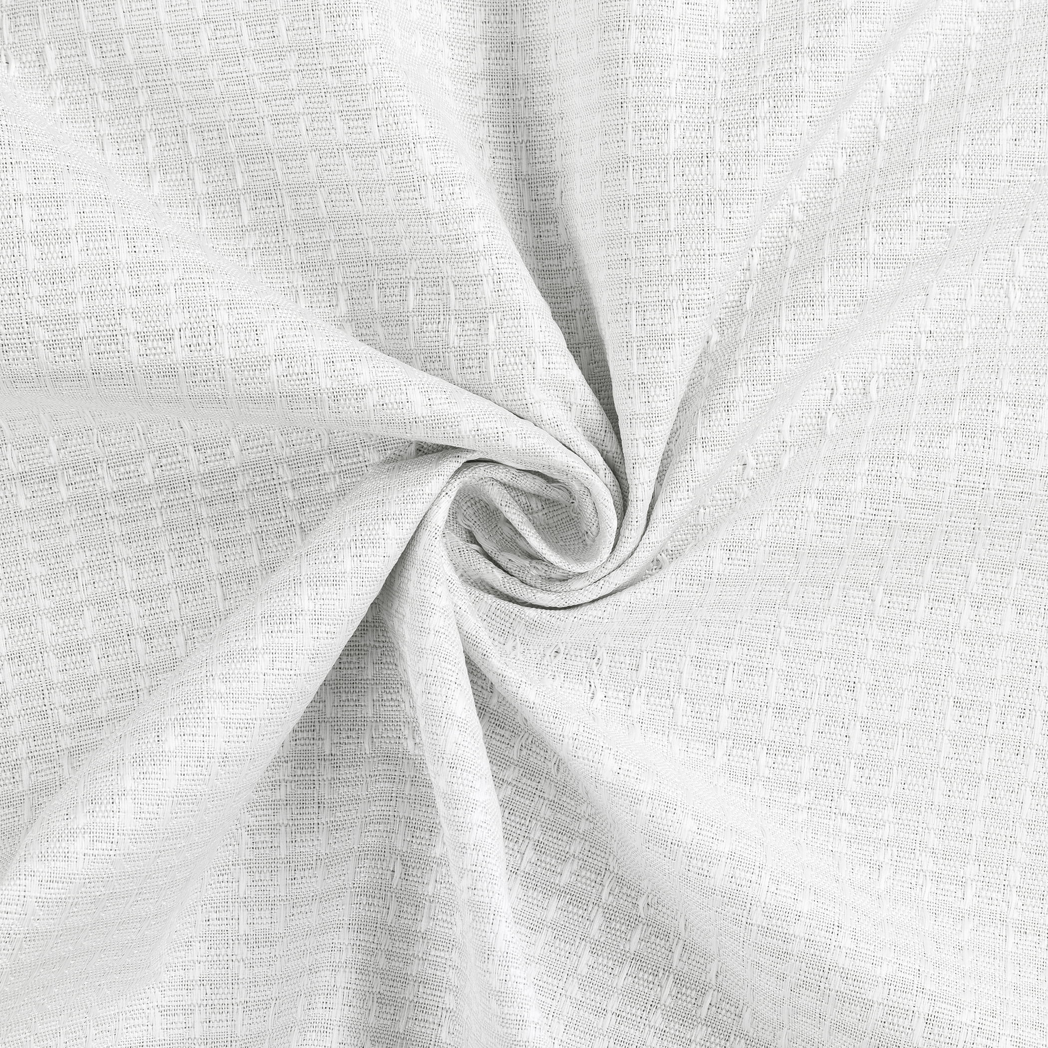 Sun Zero Vance 2-Piece Magnetic Closure 100% Blackout Back Tab Curtain Panel Pair, 37"x63", White