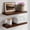 American Walnut - Satin Dark Tone-Pack of 2-18 inch, variant on 24inch Walnut Floating Shelves For Wall  High End Solid Real Wood 24in Shelf Bathroom Dark Brown 24 Inch Long Heavy Duty Bracket 24 X 6.5 1.75 In Set Of 3