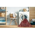 thumbnail image 2 of Ahgly Company Machine Washable Indoor Round Transitional Cranberry Red Area Rugs, 5' Round, 2 of 7