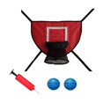 thumbnail image 1 of Mini aro de baloncesto para trampolín, fácil de instalar, para entrenamiento. rojo, 1 of 8