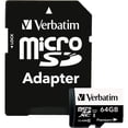 thumbnail image 2 of Verbatim PremiumPlus - Flash memory card (microSDXC to SD adapter included) - 64 GB - UHS Class 1 / Class10 - 533x - microSDXC UHS-I, 2 of 2