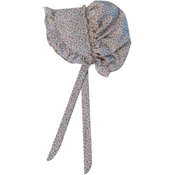Making Believe Deluxe Bonnet, Girls 8-14 Years, Cream Floral Calico