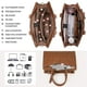 thumbnail image 5 of Bolsa para portátil RAINSMORE de piel sintética impermeable de 15.6 pulgadas para mujer, 5 of 8