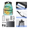 thumbnail image 4 of Disketp USA Tourist Map Mochila Ligera Clásica con Múltiples Bolsillos, Mochila Casual para Hombre y Mujer, Ideal para Escuela, Trabajo y Viajes, 4 of 6