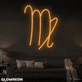 thumbnail image 3 of Glowneon Virgo Neon Sign, Virgo Horoscope Led Sign, Astrology Led Art, 3 of 5