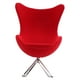 thumbnail image 1 of BR Silla En Miniatura Mini Sofá Flocado Muebles Modelo De Decoración Accesorio Para Casa De Muñecas 1:12 Color Rojo, 1 of 10