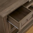 thumbnail image 6 of CQSXDA Farmhouse TV Stand In Antique Woodgrain Finish For Up To 80" TVs 70
" Media Console With LED Lights, 6 of 9