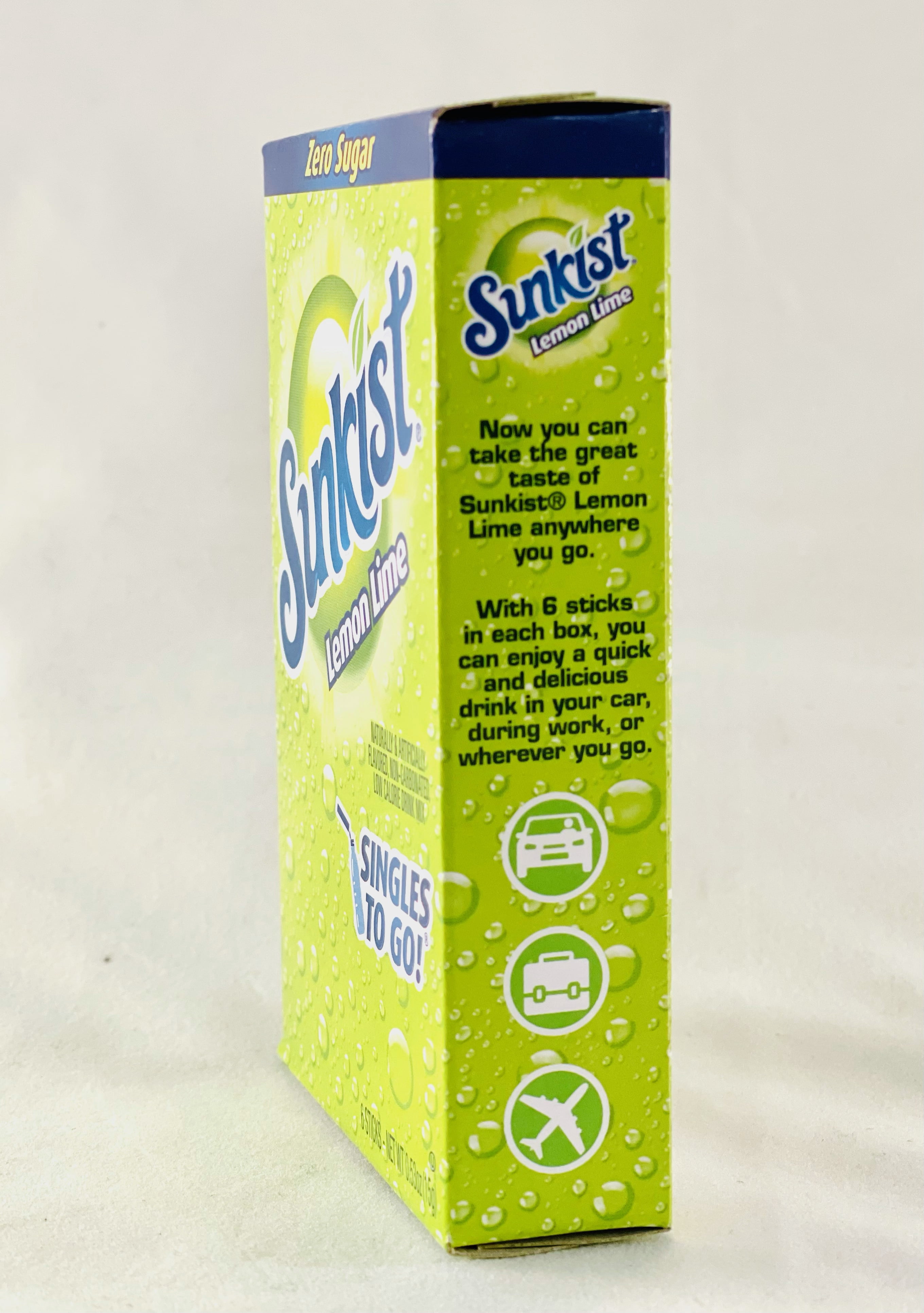 Sunkist Lemon Lime Drink Mix Singles To Go, 6 ct - Case of 12