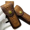 thumbnail image 4 of Leathers Knife Pouches Handmade Knife Holsters Belt Loop Case Holder Bag Folding Knife Sheath for Cutting Tool Carriers, 4 of 5