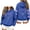 Blue, variant on Staron Women's Hoodie Hooded Long Sleeve Graphic Hearts Casual Crewneck Sweatshirt Loose Cute Pullover Hoodies Tops Beige M