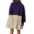 thumbnail image 4 of Vestido Sudadera Chatinction Oversized Azul Oscuro de Algodón XL, 4 of 6
